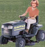Martha's lawn mower